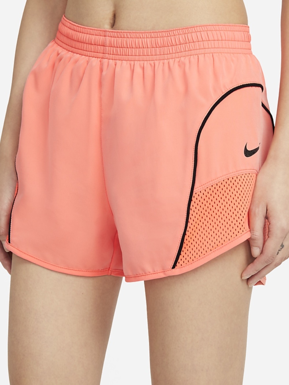 Nike Womens Tempo Femme Running Shorts XS - Coral